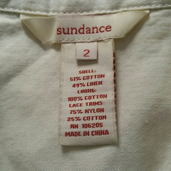 SUNDANCE Ecru Lace Jacket SZ. 2 - Picture 3 of 8